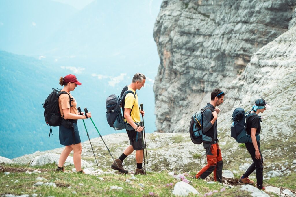 2 Dolomitok Olaszország Sorapiss-tó gyalogtúra csapattal kalandtúra szervezetten