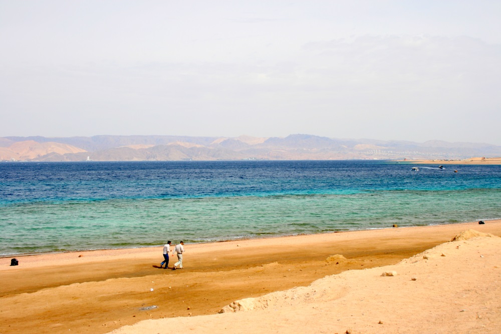 Aqaba tengerparti chill Jordániában
