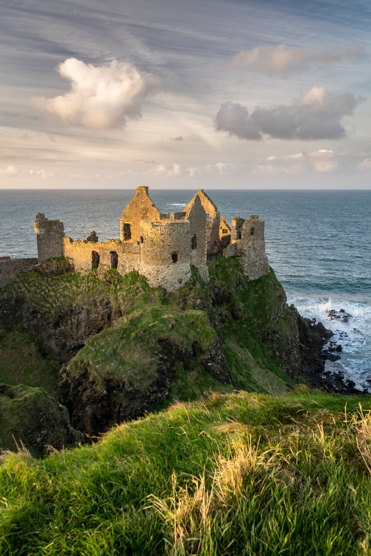 Dunluce kastély Észak Írország kalandutazás
