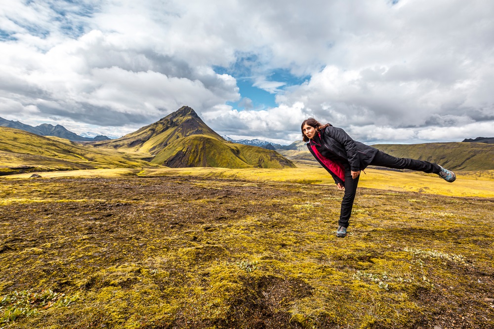 Laugavegur trekking Izland gyalogtúra csoporttal kalandutazás Landmannalaugar kemping