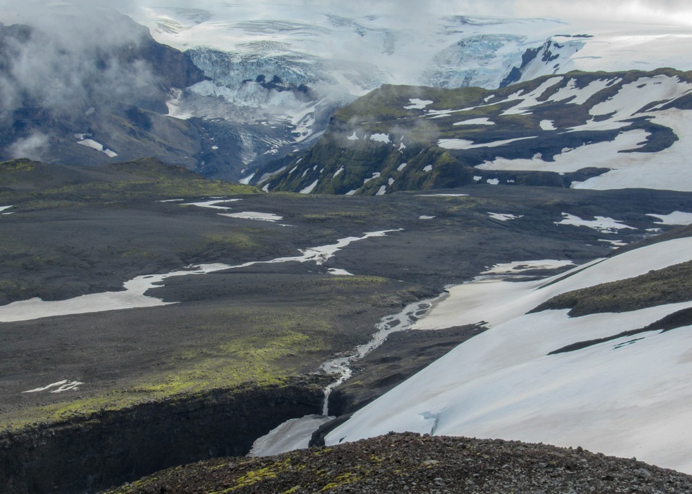 Skógar Fimmvörðuháls trekking Izland hátizsákos gyalogtúra