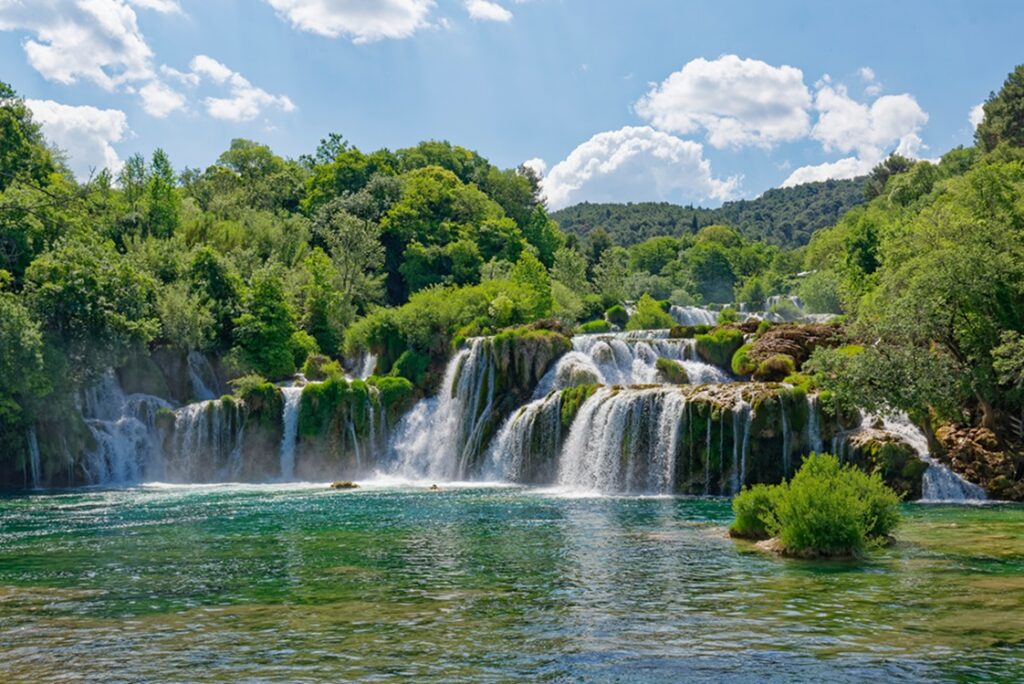 The,Krka,Waterfalls,In,Dalmatia,(croatia)