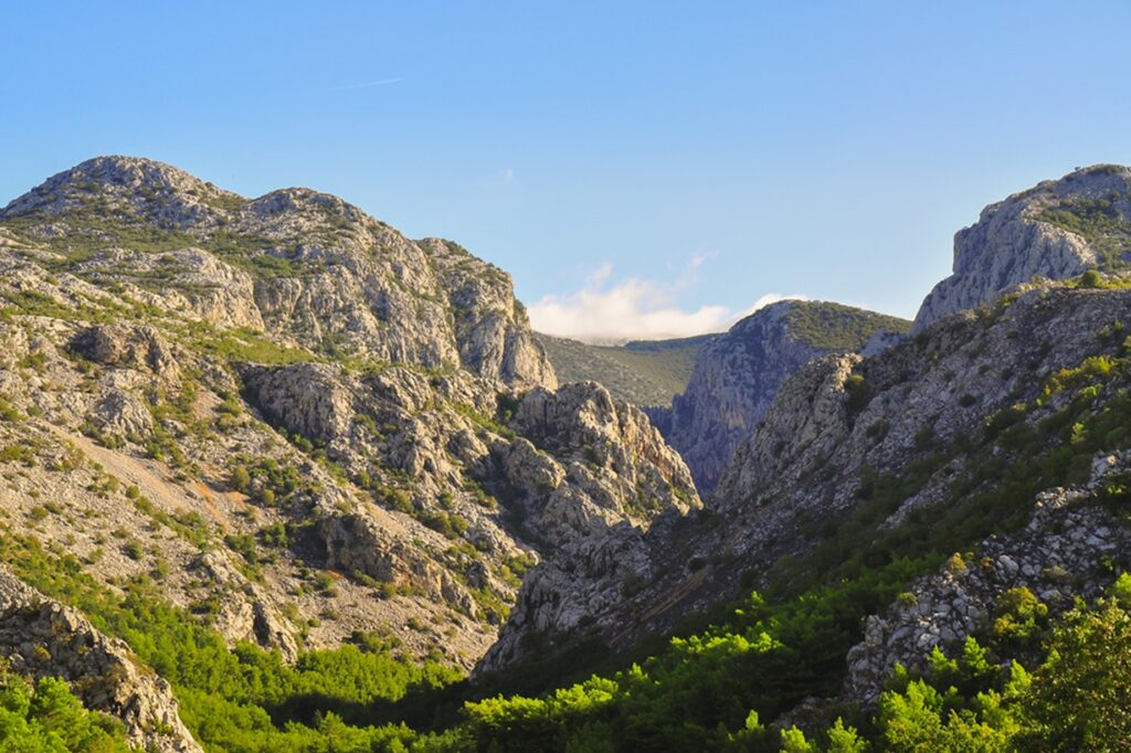 The,Paklenica,Karst,River,Canyon,,A,National,Park,In,Croatia.