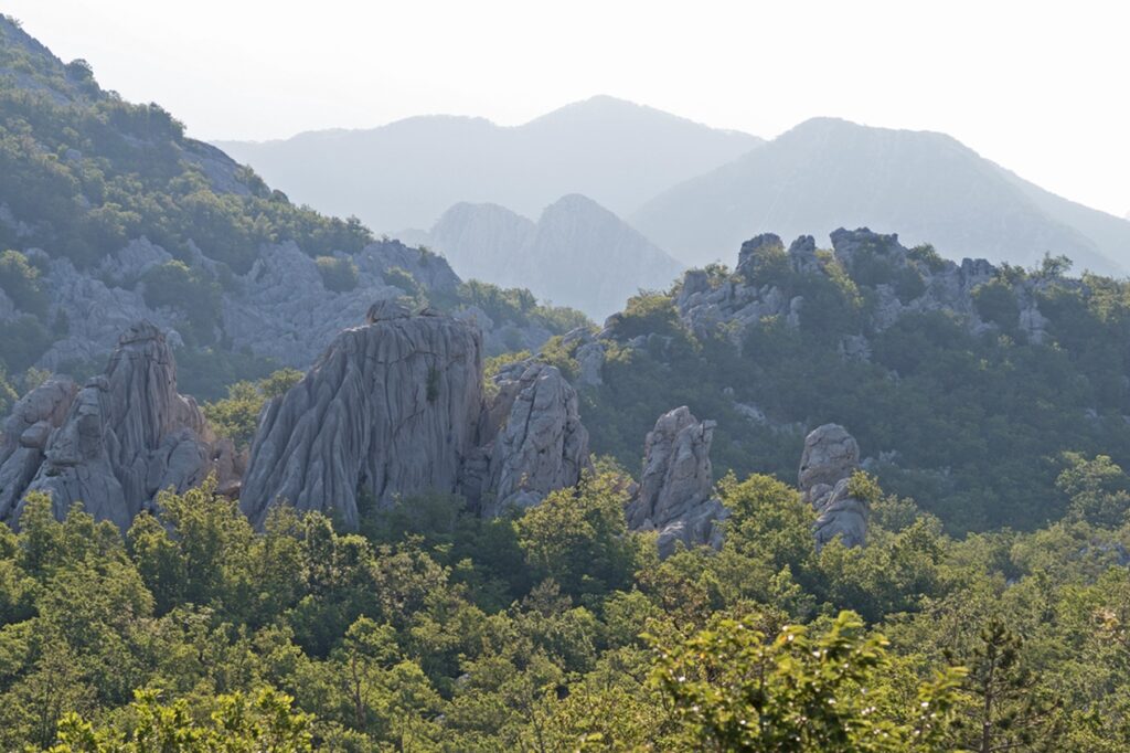 Limestone,Mountain,Forms,At,Paklenica,National,Park,-,Dalmatia,,Croatia