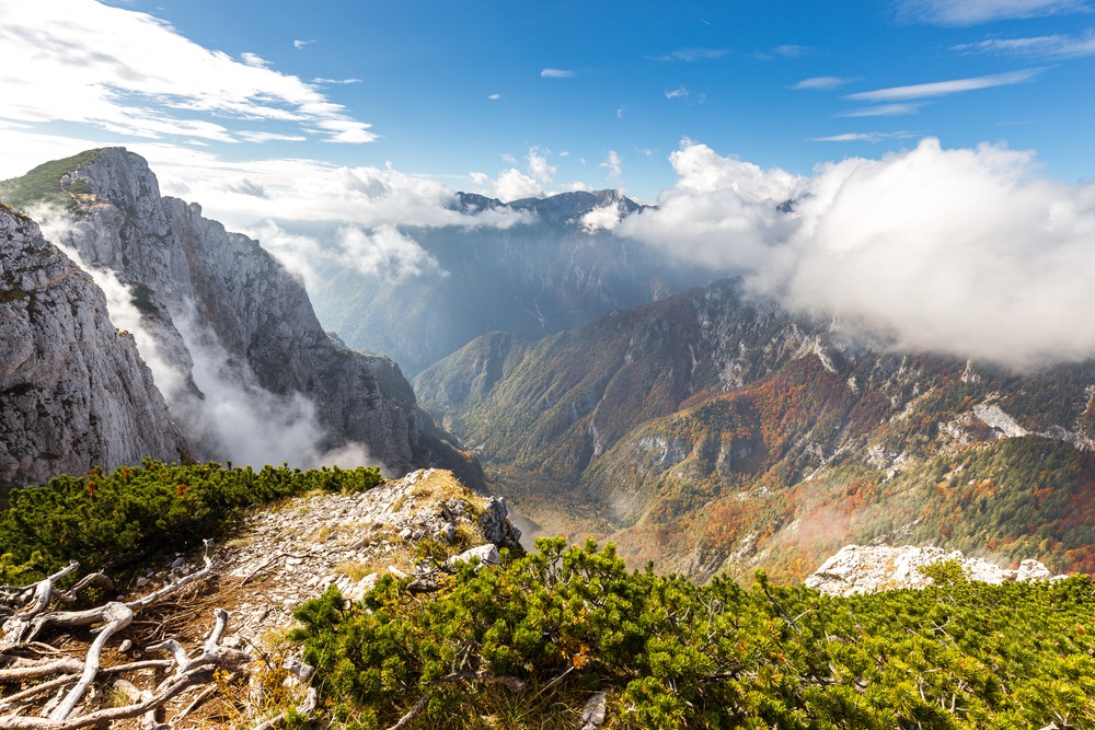 Kamnik Szlovénia Alpok túra ferrata kletter kaland