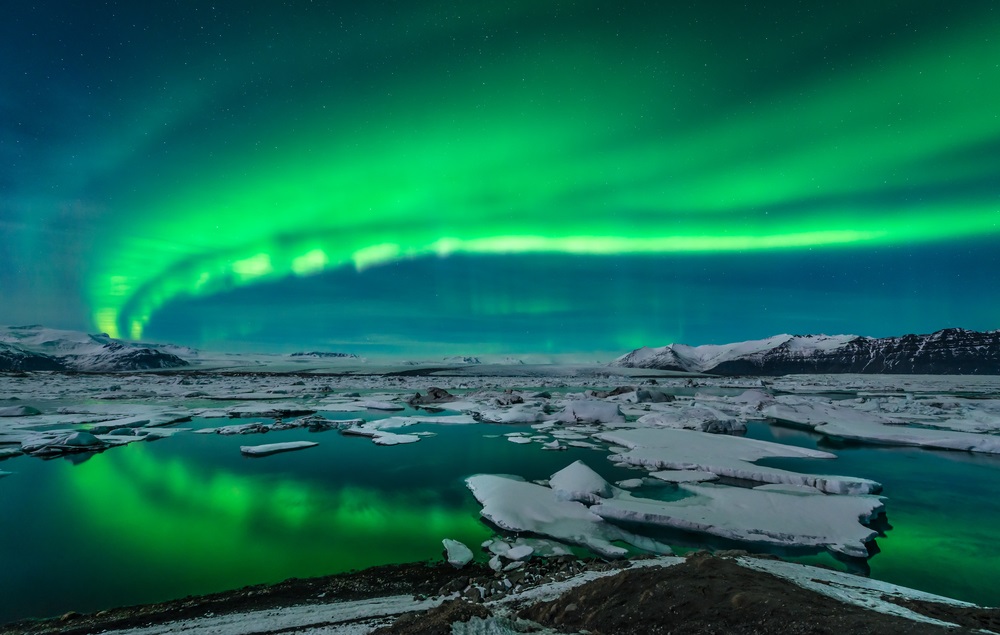 Izland téli utazás kalandtúra Aurora Borealis sarki fény vadászat