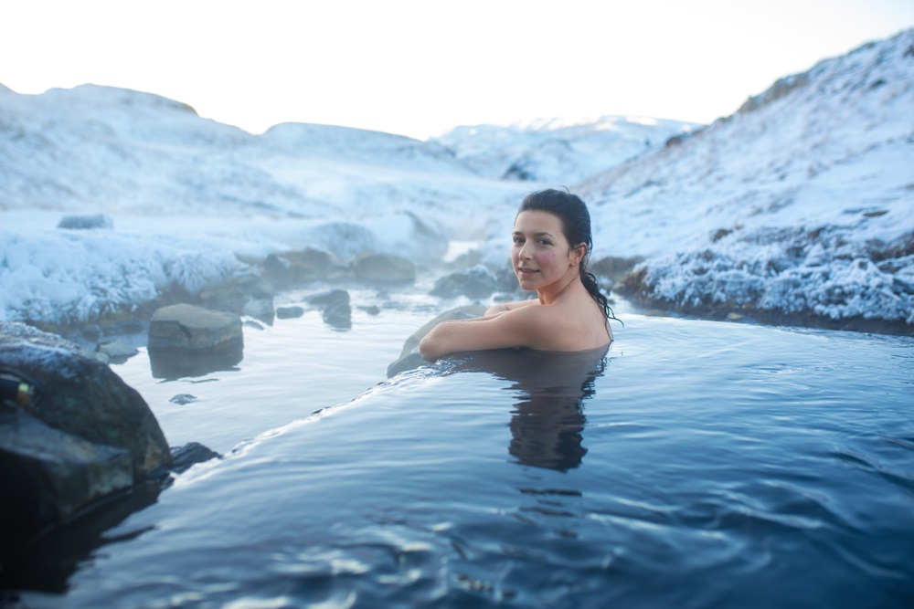 Kék lagúna Izland termálfürdő kalandtúra télen