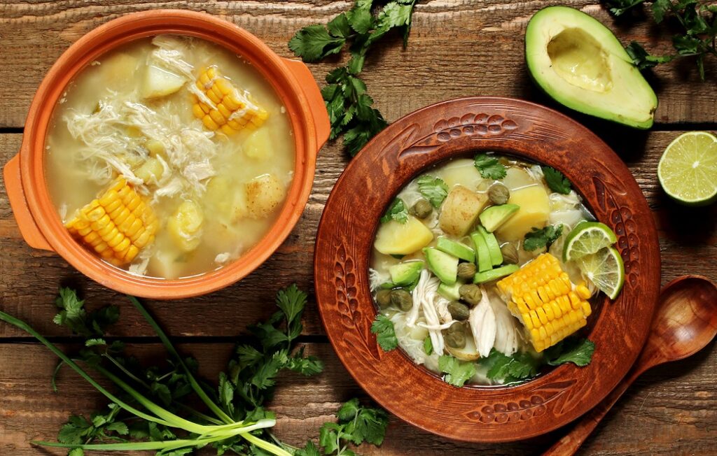 Chicken,Soup,With,Potatoes.,Colombian,Cuisine.,In,Spanish,It,Sounds