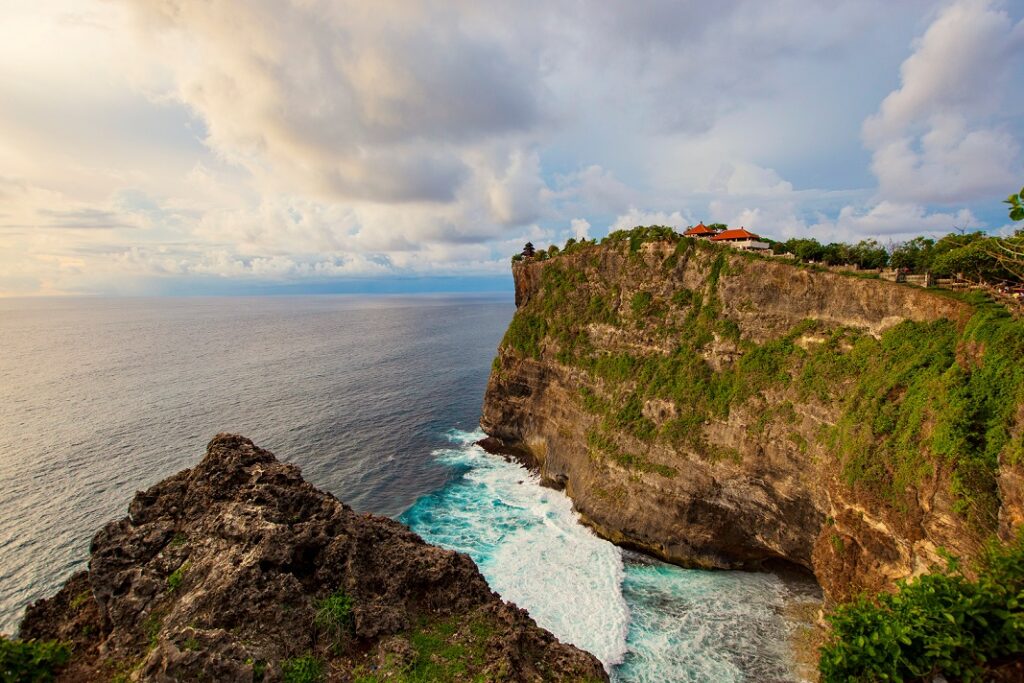 Spectacular,View,From,Uluwatu,Cliff,At,Sunset,In,Bali,,Indonesia