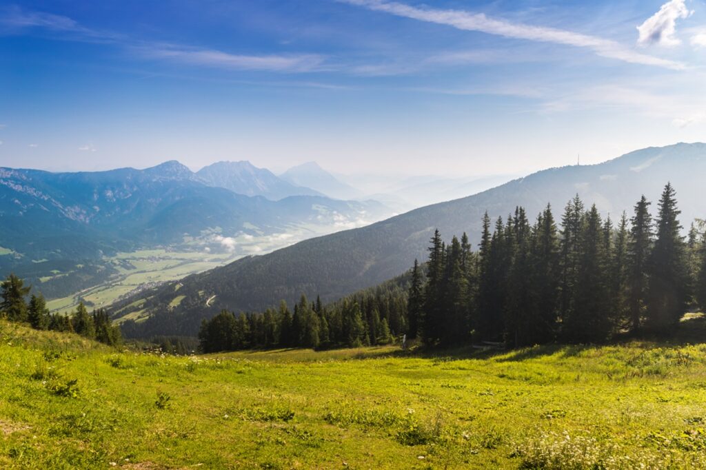 Marvelous,Landscape,Of,Schladming,Dachstein,Region,With,High,Mountains,As