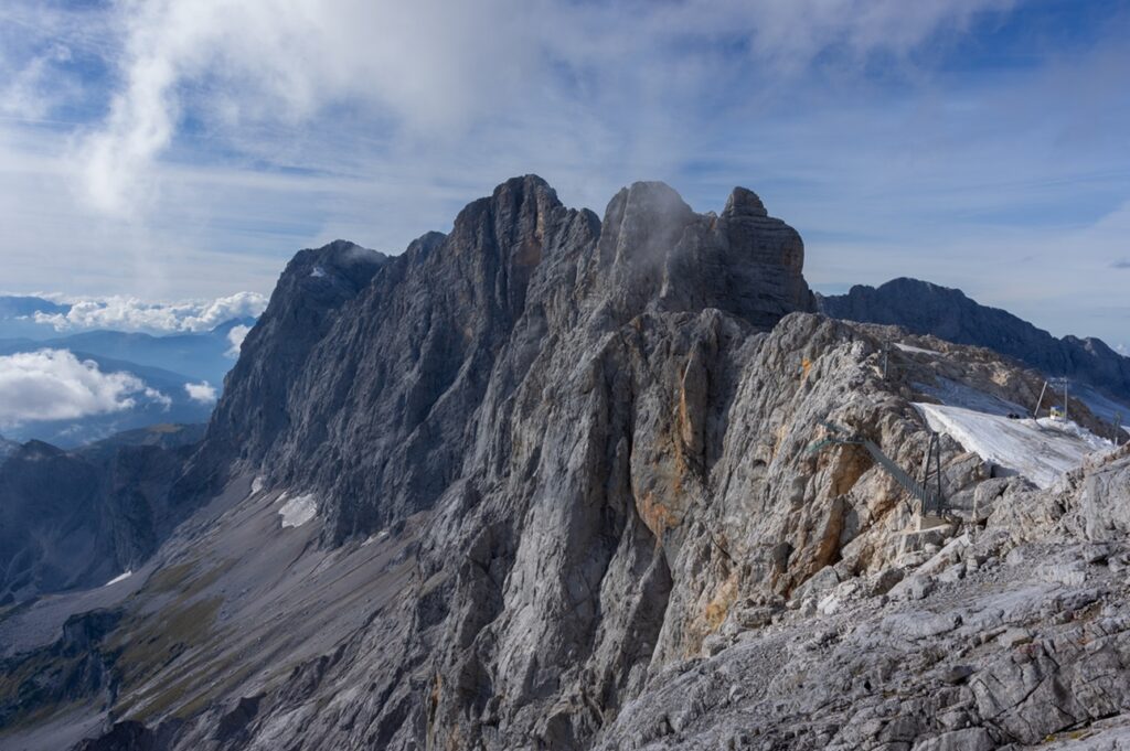 Rocky,Summit,Of,Dachstain,In,Austria