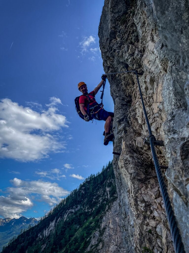 Ausztria Dachstein Silberkarklamm Siega via ferrata Sinabell via ferrata utazás szervezetten túrázás csapattal klettersteig