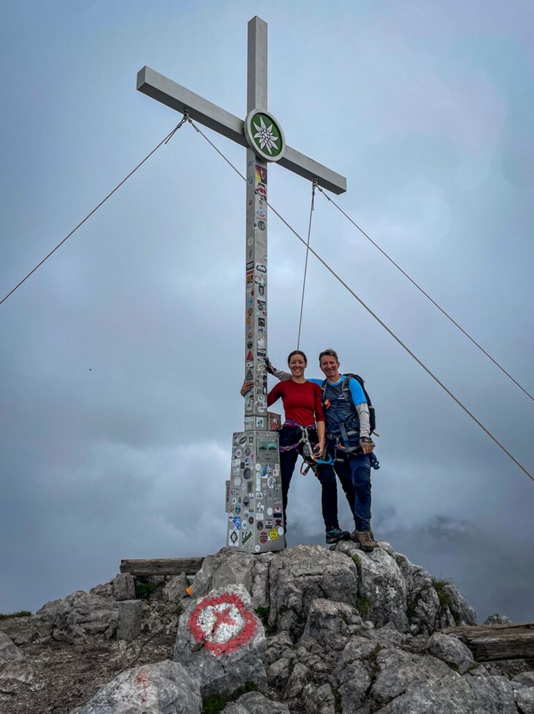 Intersport klettersteig via ferrata Donnerkogel csúcs Ausztria túrázás szervezetten