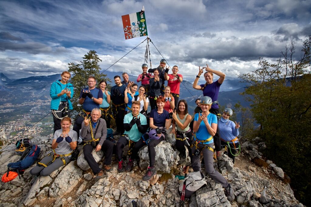 5 Garda-tó Cima SAT VIA FERRATA DELL_ AMICIZIA KLETTERSTEIG utazás csapattal