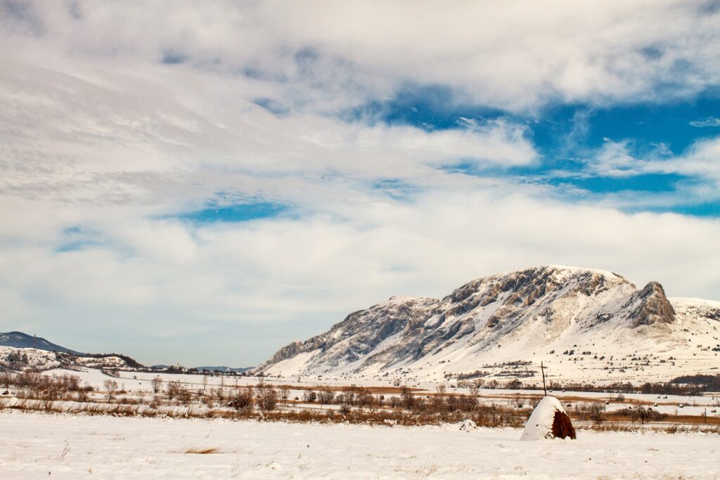 Winter,Landscape,In,Transylvania