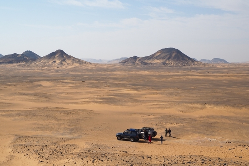 Black,Desert,In,Sahara,Egypt