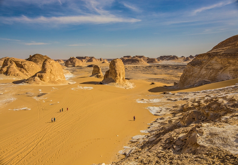 Desert,Landscape,In,Egypt.,White,Desert,In,Egypt,(farafra).,White