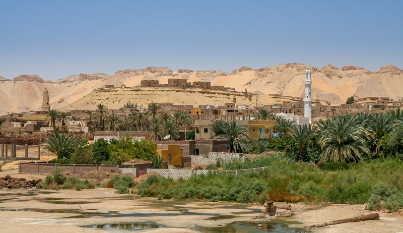 The,Fortified,Islamic,Town,Of,Al,Qasr,Was,Built,At