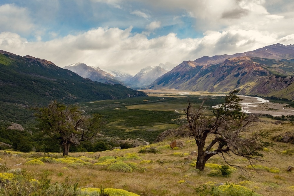 Beautiful,Nature,Of,Patagonia.,Fitz,Roy,Trek,,View,Of,Andes
