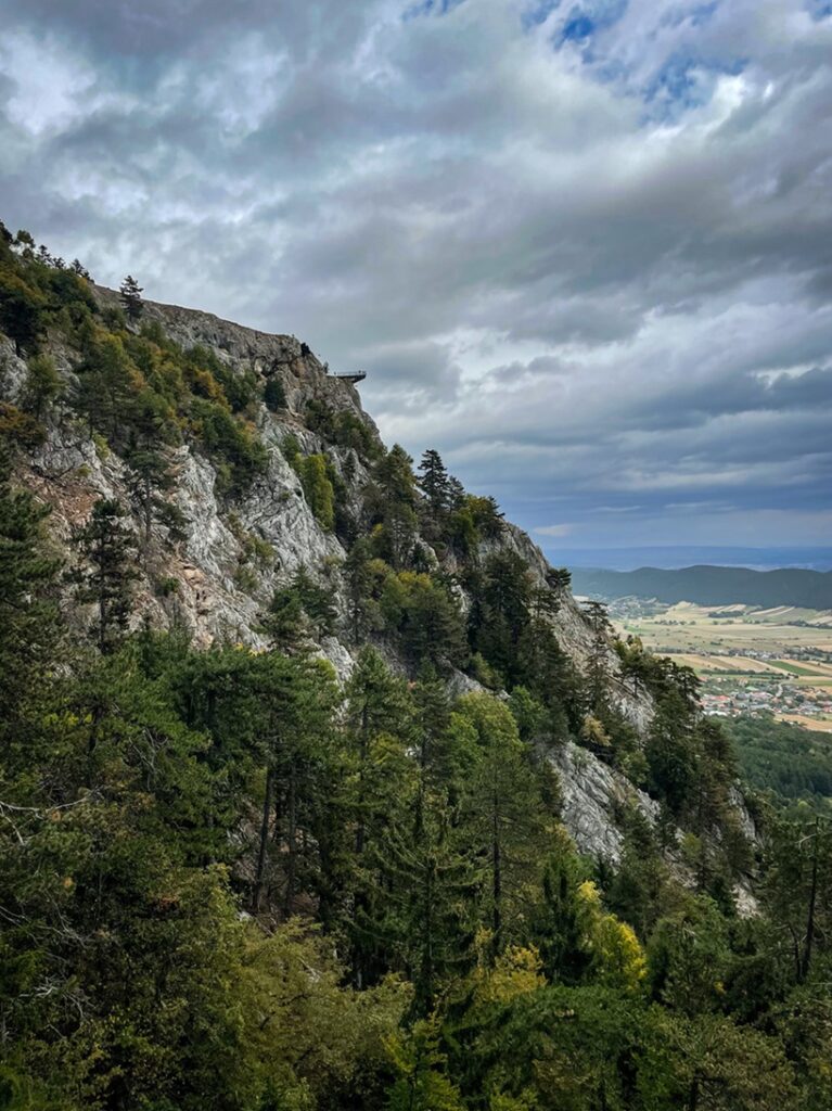 Hohe Wand via ferrata klettersteig túrázás szervezetten