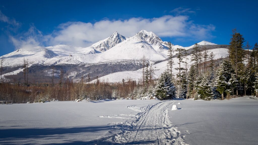 The,View,Of,Snowy,Scenery,In,High,Tatras,Mountains.,Slovakia